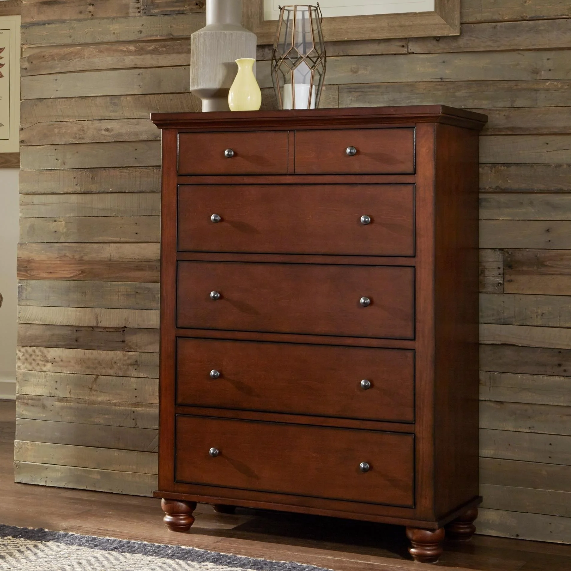 Aspenhome Cambridge CHY 5 Drawer Chest | Conlin's Furniture | Drawer Chests