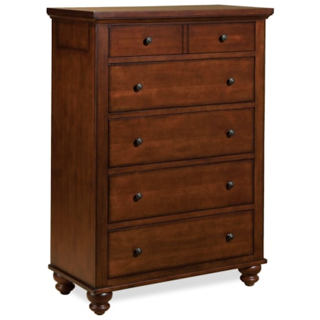 Aspenhome Cambridge Brown Cherry Chest Aspenhome Cambridge Brown Cherry Chest