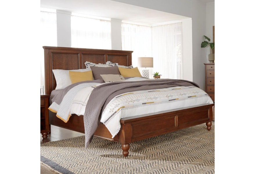 Aspenhome Cambridge Queen Panel Bed With Usb Ports Hudson S Furniture Panel Beds