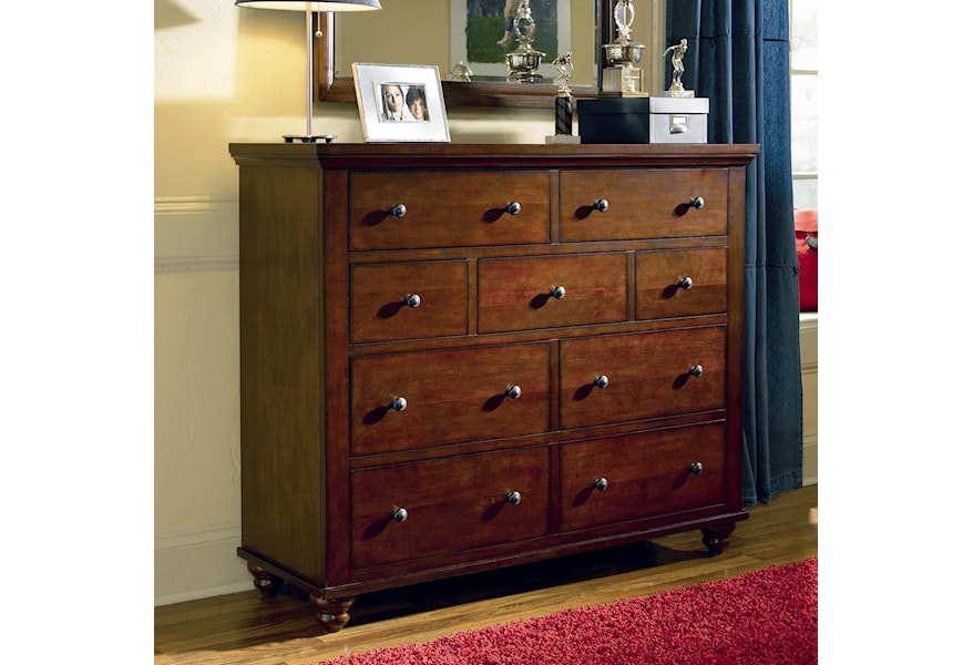 Aspenhome Cambridge Icb 555 Bch 4 Chesser With 9 Drawers