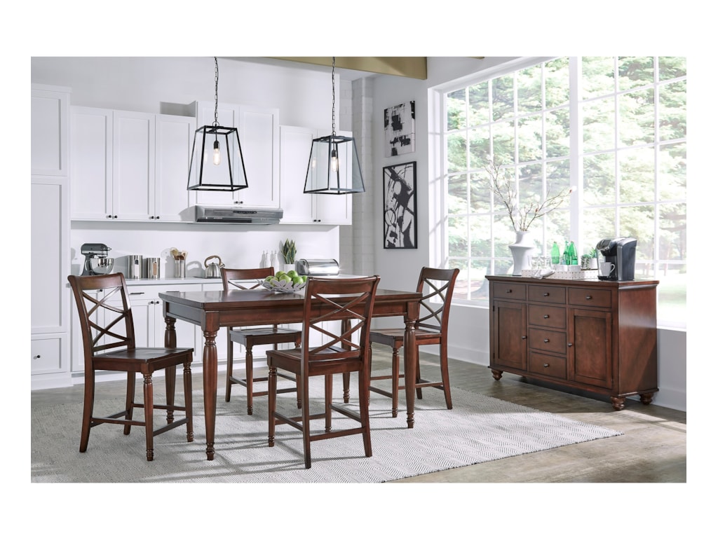 Aspenhome Cambridge5 Pc. Pub Table Set