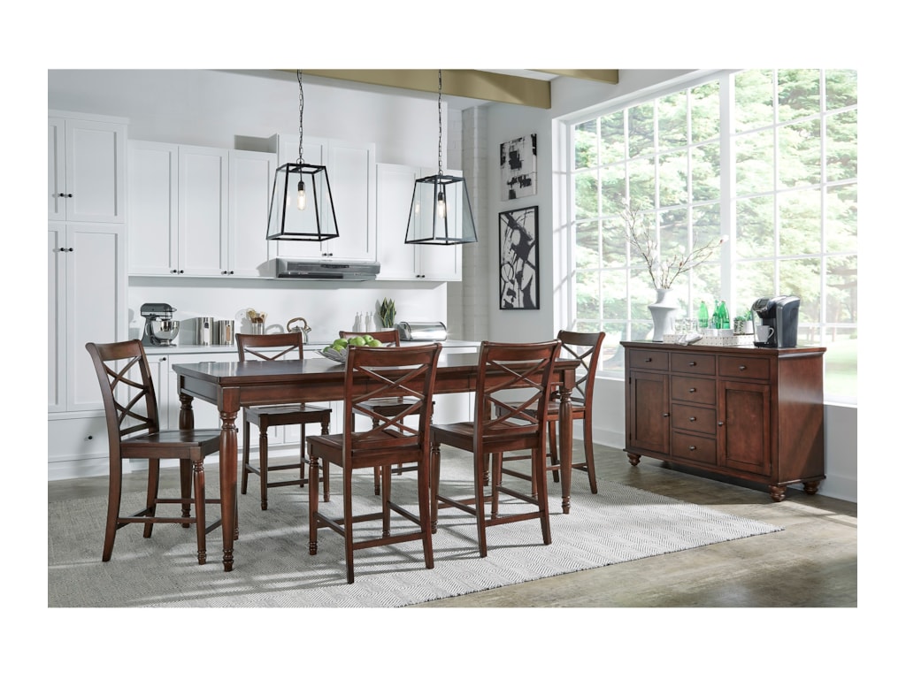 Aspenhome CambridgePub Table Set