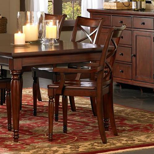 Aspenhome Cambridge Icb 6670a Bch Double X Arm Chair Hudson S