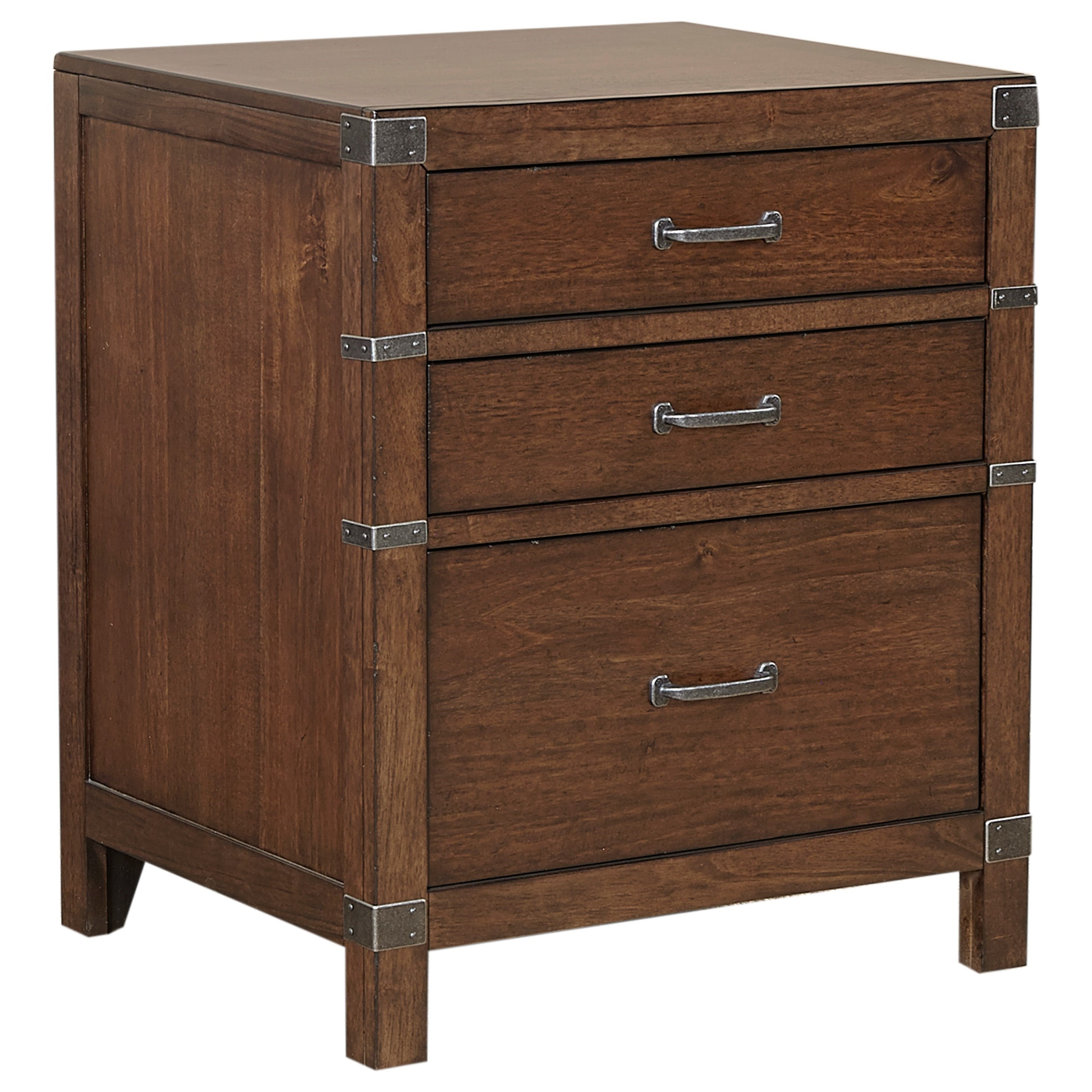 Aspenhome Canfield Single File Cabinet With 3 Drawers Wayside