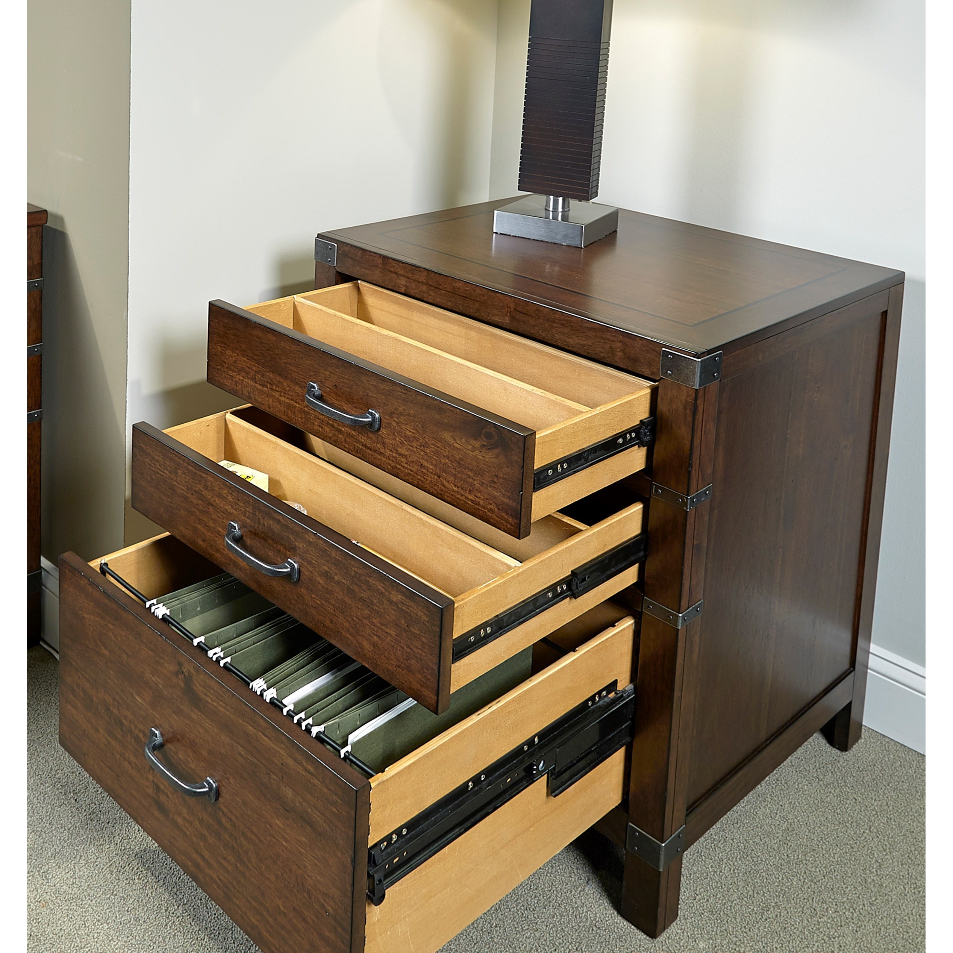 Birch Home Canfield Single File Cabinet With 3 Drawers Sprintz Furniture File Cabinets