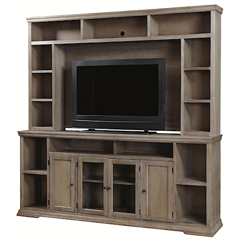 Aspenhome Canyon Creek 84-Inch Entertainment Console And Hutch Aspenhome Canyon Creek 84-Inch Entertainment Console and Hutch - Aspenhome Canyon Creek 84-Inch Entertainment Console And Hutch