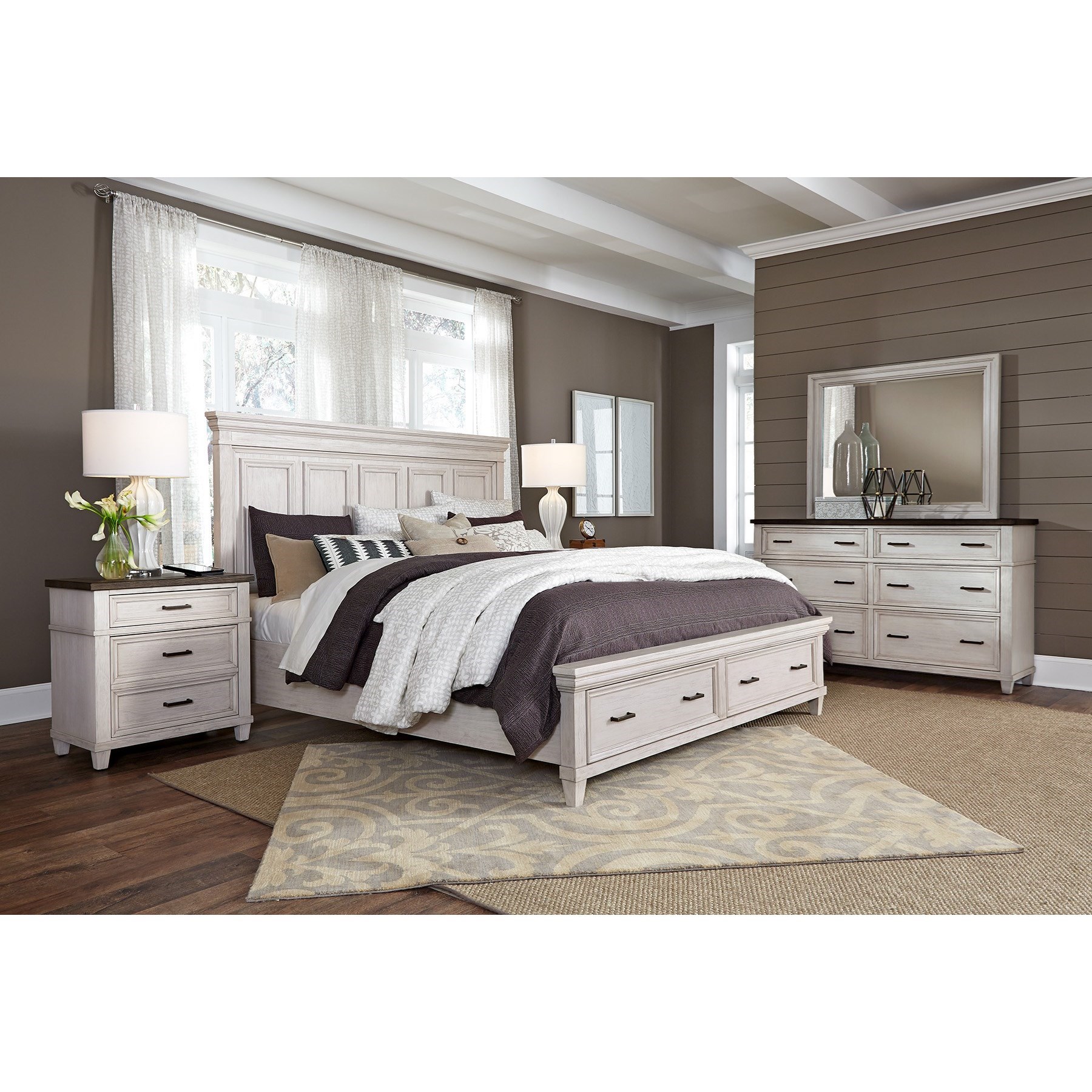 Aspenhome Caraway I248 Ck Bedroom Group 2 California King Bedroom Group Dunk Bright Furniture Bedroom Groups