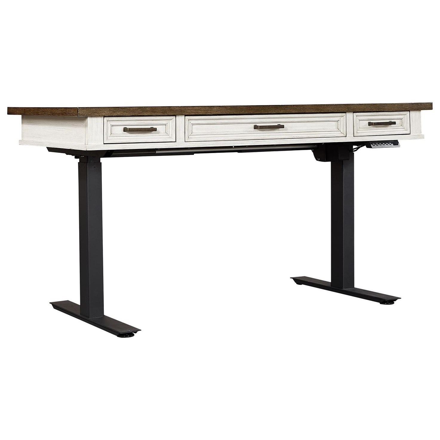 Aspenhome Caraway Casual Lift Top Desk With Drop Front Center
