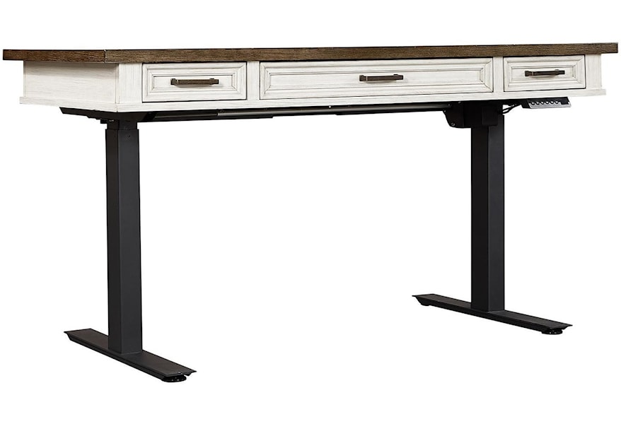 Aspenhome Caraway Casual Lift Top Desk With Drop Front Center