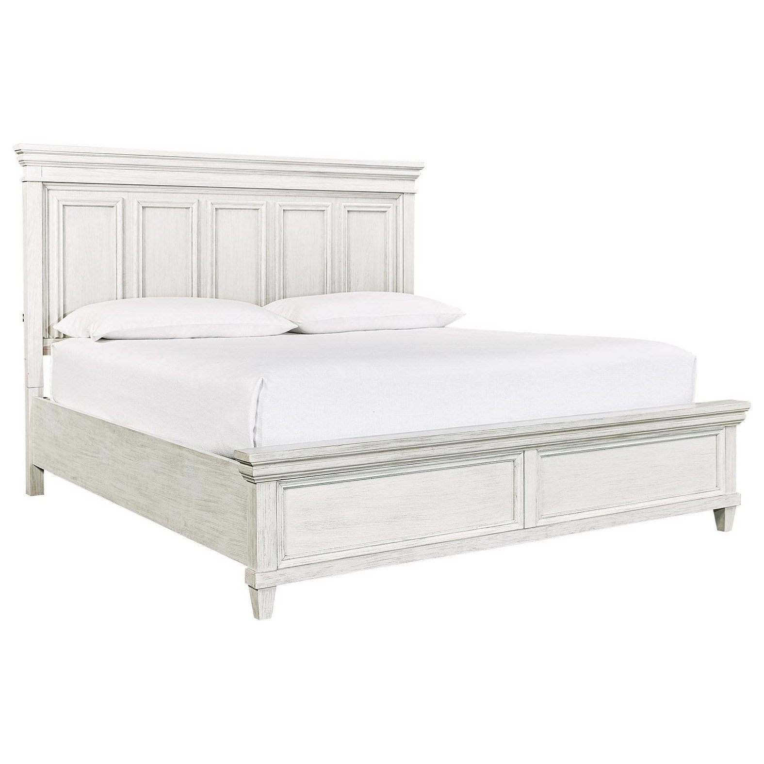 Aspen Caraway Casual California King Panel Bed Sadler S Home