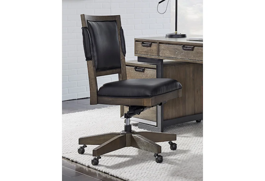 Aspenhome Harper Point Contemporary Office Chair with Cushioned Seat | Fine  Home Furnishings | Executive Desk Chairs