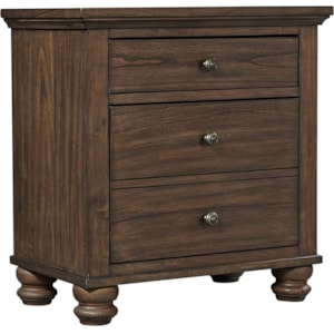 Aspenhome Hudson Valley I280 450 Transitional Nightstand With 2 Drawers And Ac Outlets Hudson S Furniture Nightstands
