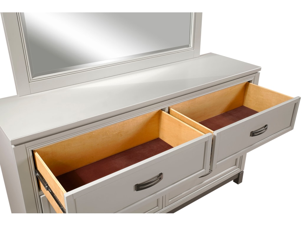 Aspenhome Hyde Park Dresser With 6 Dovetail Drawers Wayside