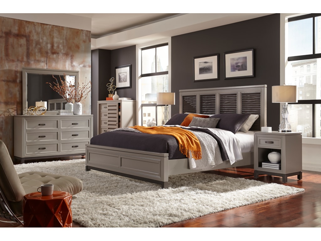 Aspenhome Hyde Park Sliding Door Chest With Dovetail Drawers And