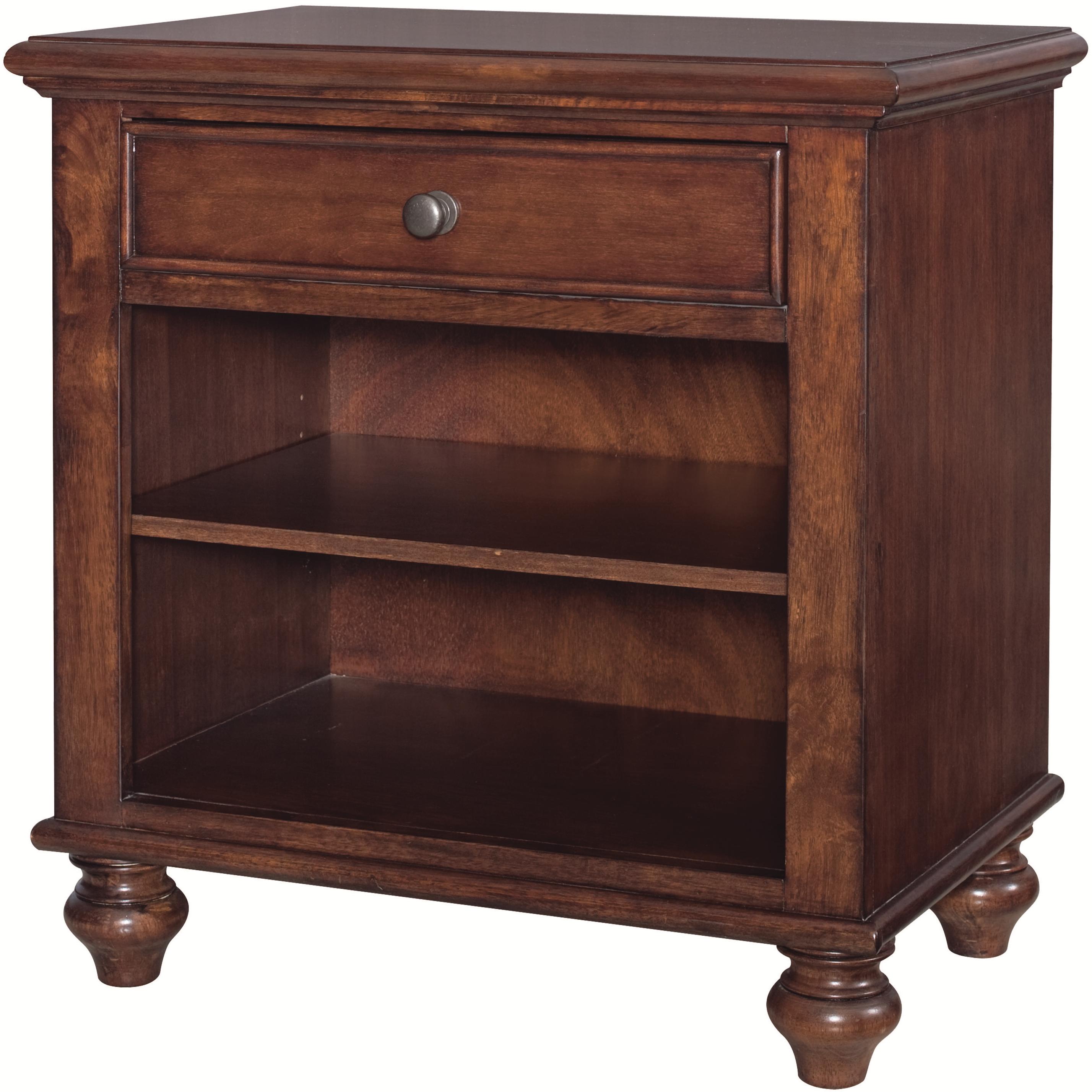Aspenhome Madison Ia200 451 Brh One Drawer One Shelf Nightstand