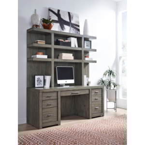 Aspenhome Moreno Contemporary Credenza And Hutch With Usb Ports And Locking Files Morris Home Desk Hutch Sets