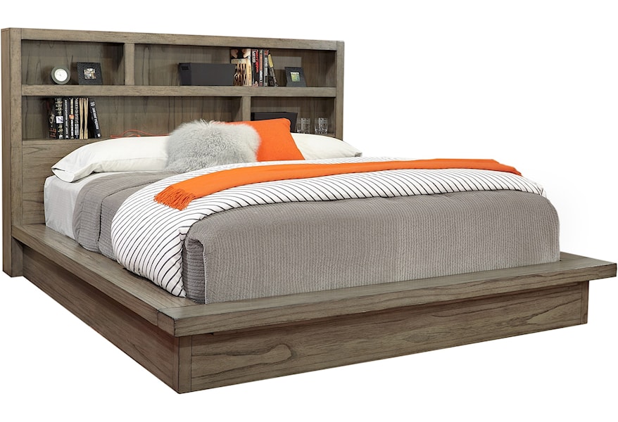 Beds Aspenhome Modern Loft Queen Platform Bed with Dual USB Ports | Belfort  Furniture | Platform Beds/Low Profile Beds