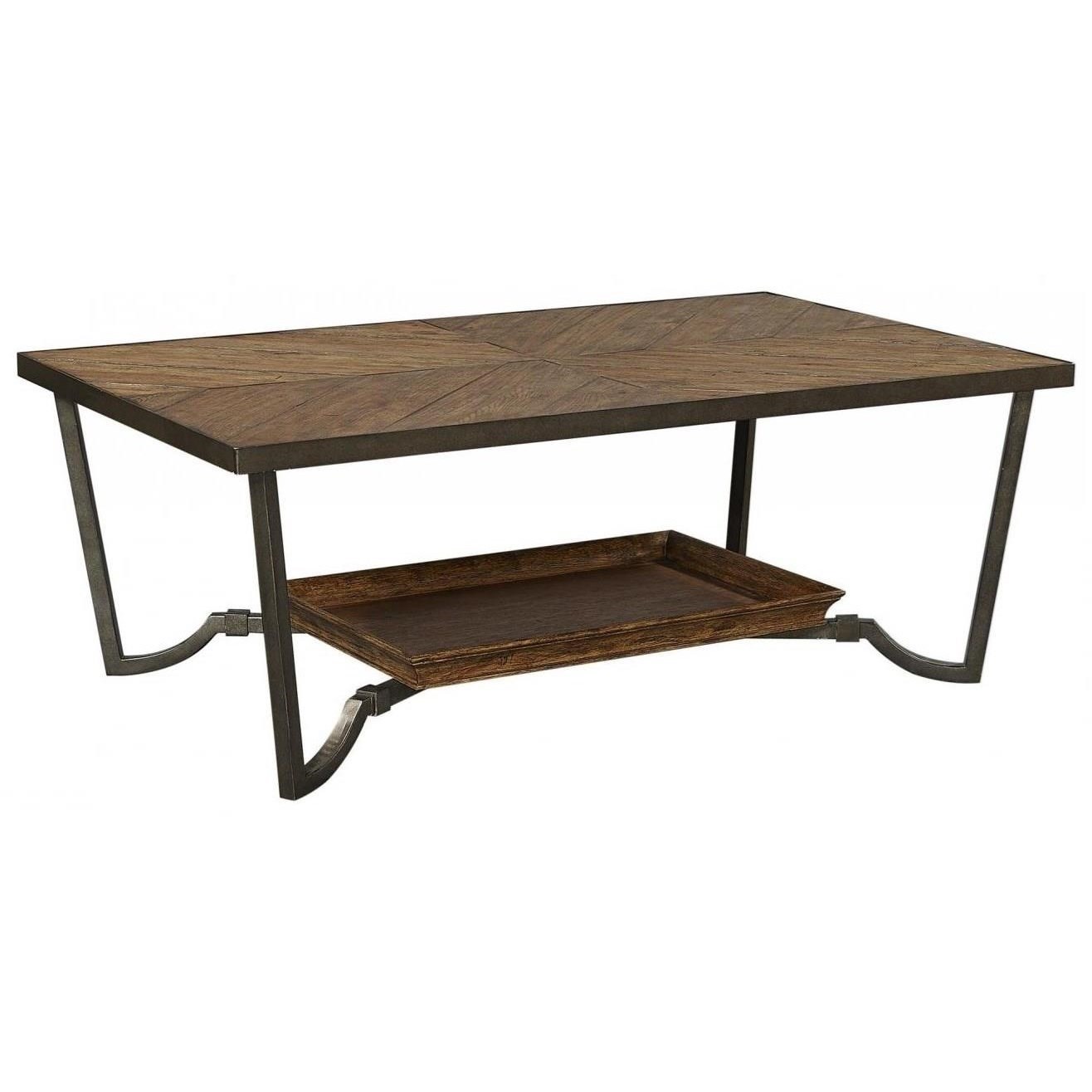 Aspenhome Mosaic I260 9100w Transitional Cocktail Table With Wood Top Baer S Furniture Cocktail Coffee Tables