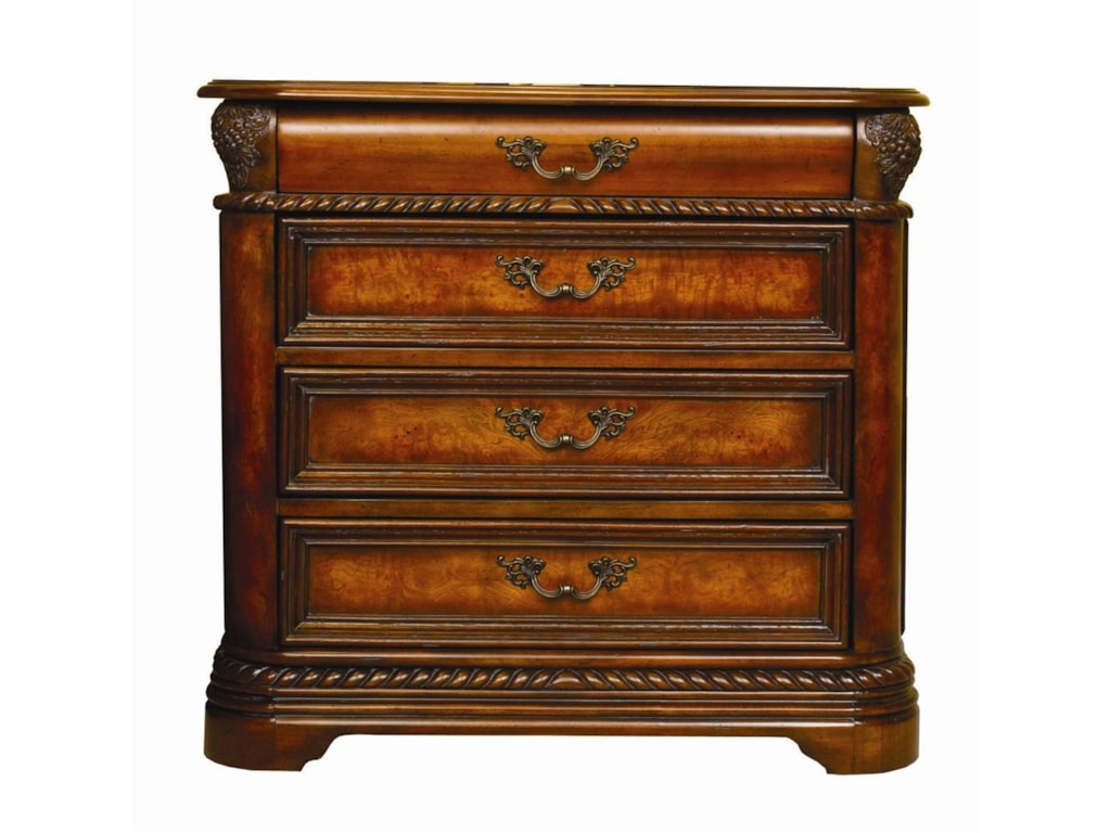 Aspenhome napa 4 drawer nightstand