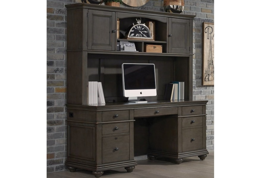 Aspenhome Oxford Credenza And Hutch Furniture Mart Colorado