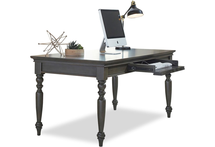 Aspenhome Oxford 72 Writing Desk With Drop Front Keyboard Drawer