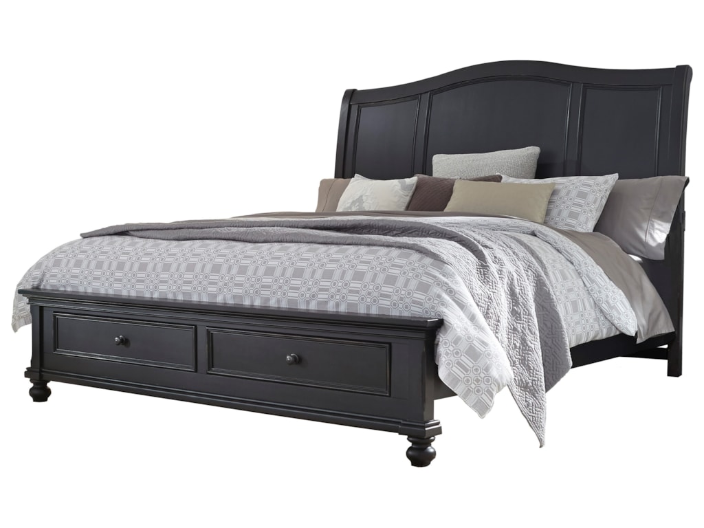 Aspenhome OxfordKing Storage Bed