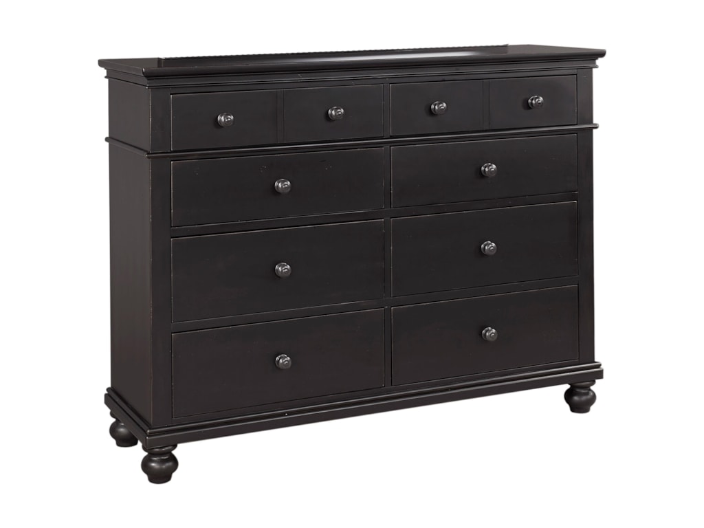 Hills Of Aspen Oxford Transitional 8 Drawer Chesser With Drop