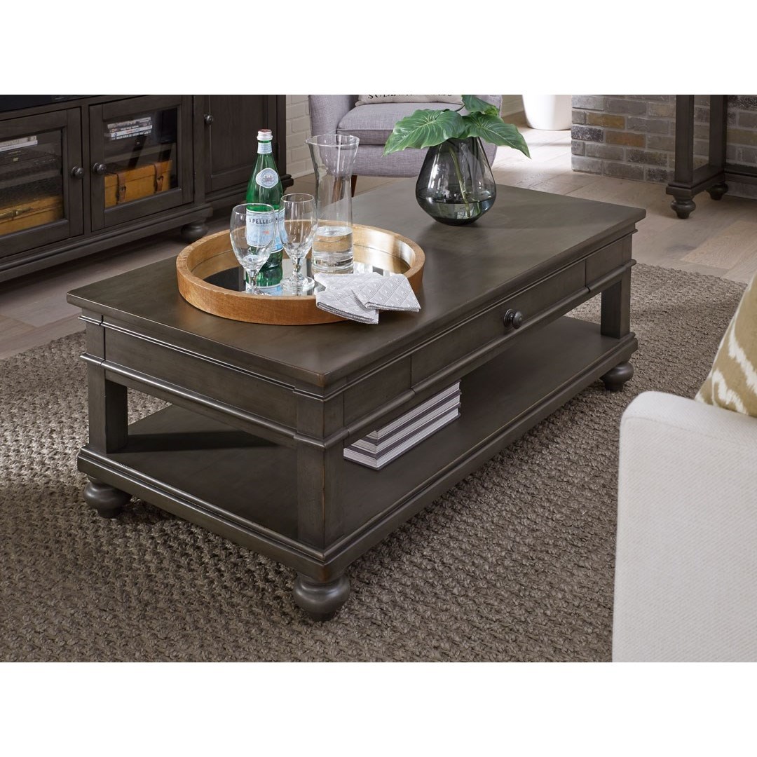 Aspenhome Oxford I07 9100 Pep Cocktail Table With Casters And