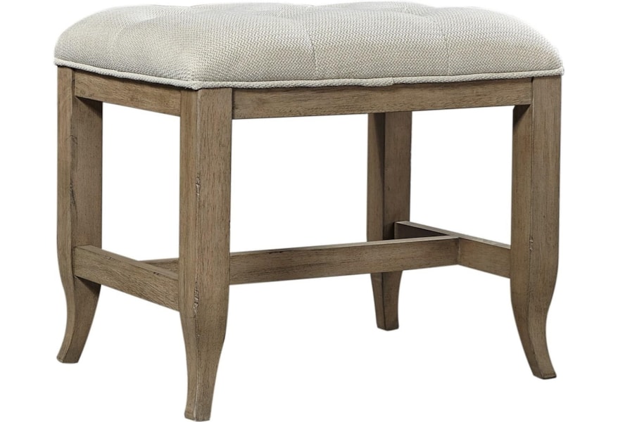 Aspenhome Provence I222 468 Casual Bench With Button Tufted