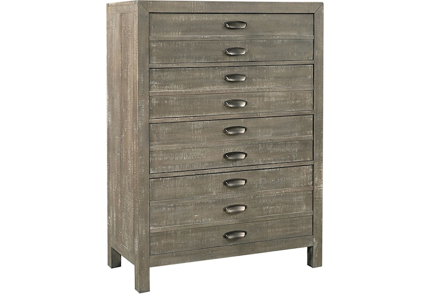Aspenhome Radiata 4 Drawer Chest With Hidden Compartment Stoney