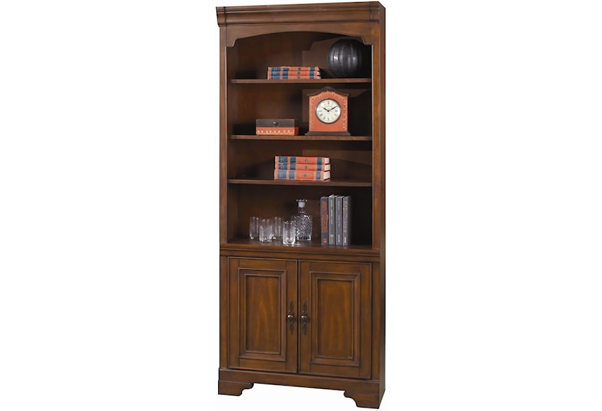 bookshelf with doors black