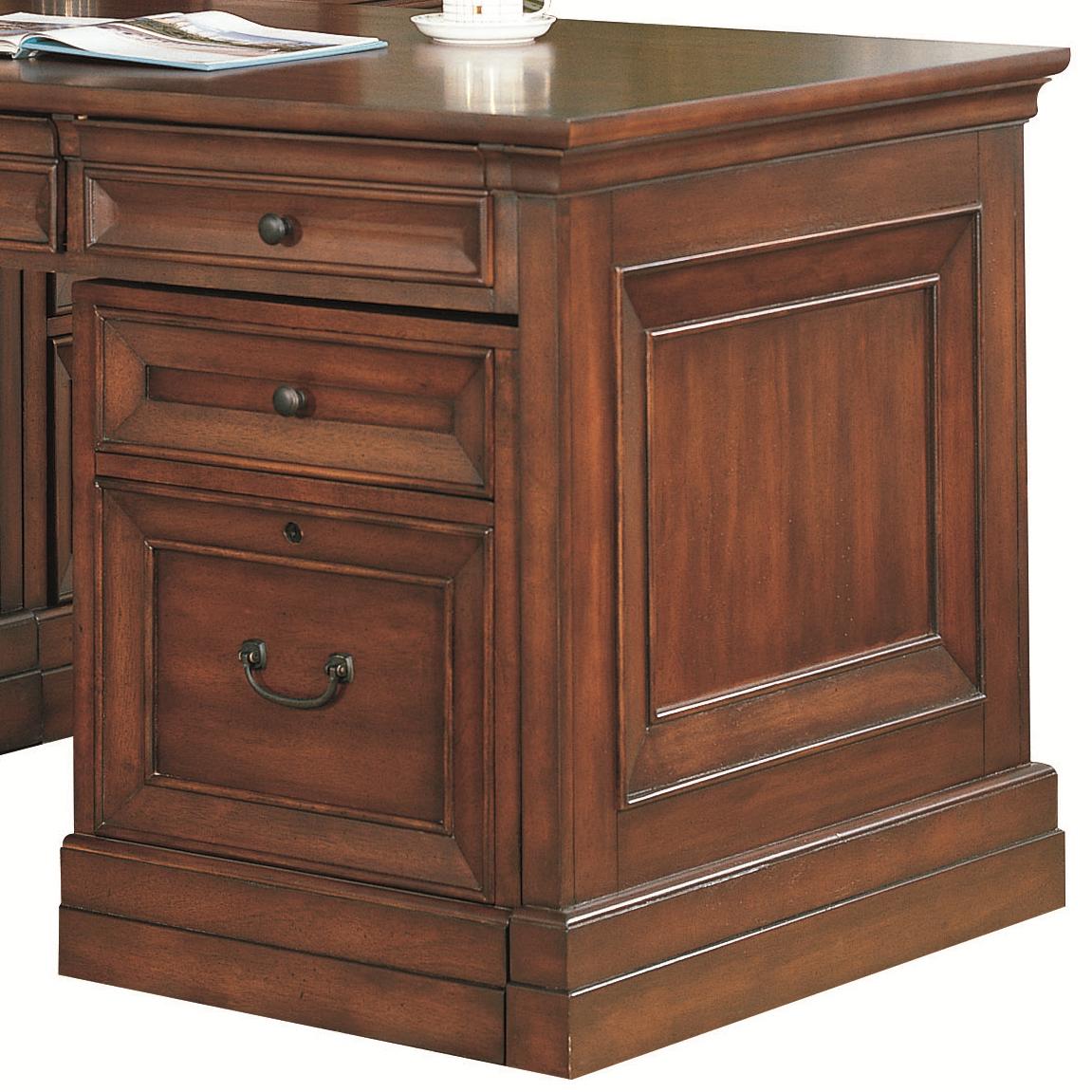 Aspenhome Richmond I40 341d 3 Drawer Unit With Locking File Drawer