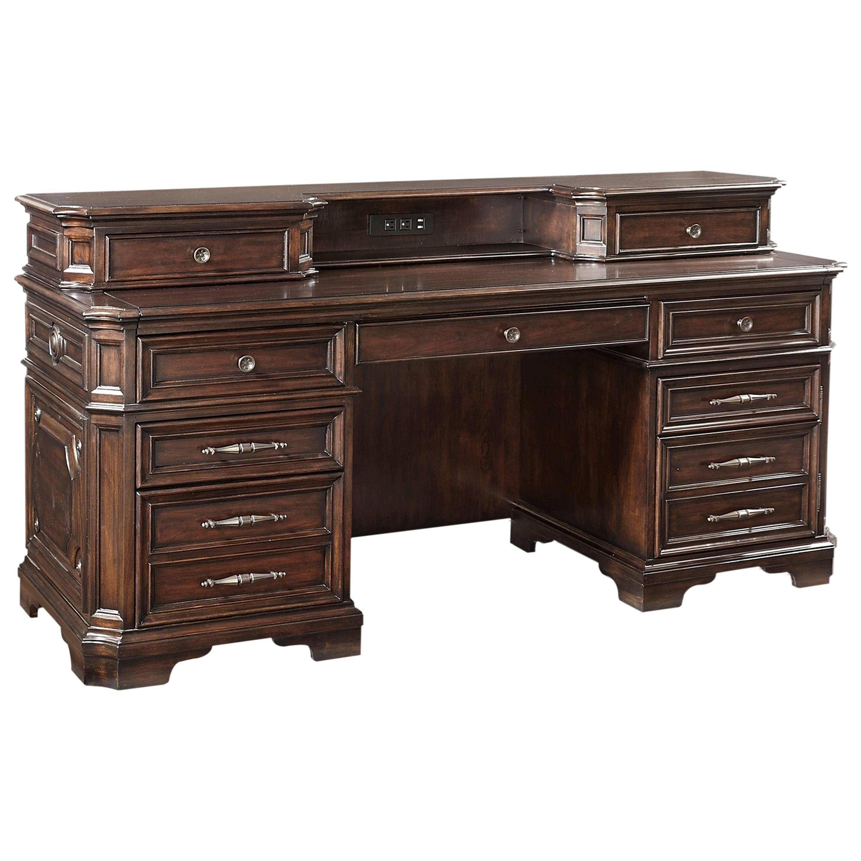 Aspenhome Sheffield I39 321 Traditional 75 Credenza Desk With