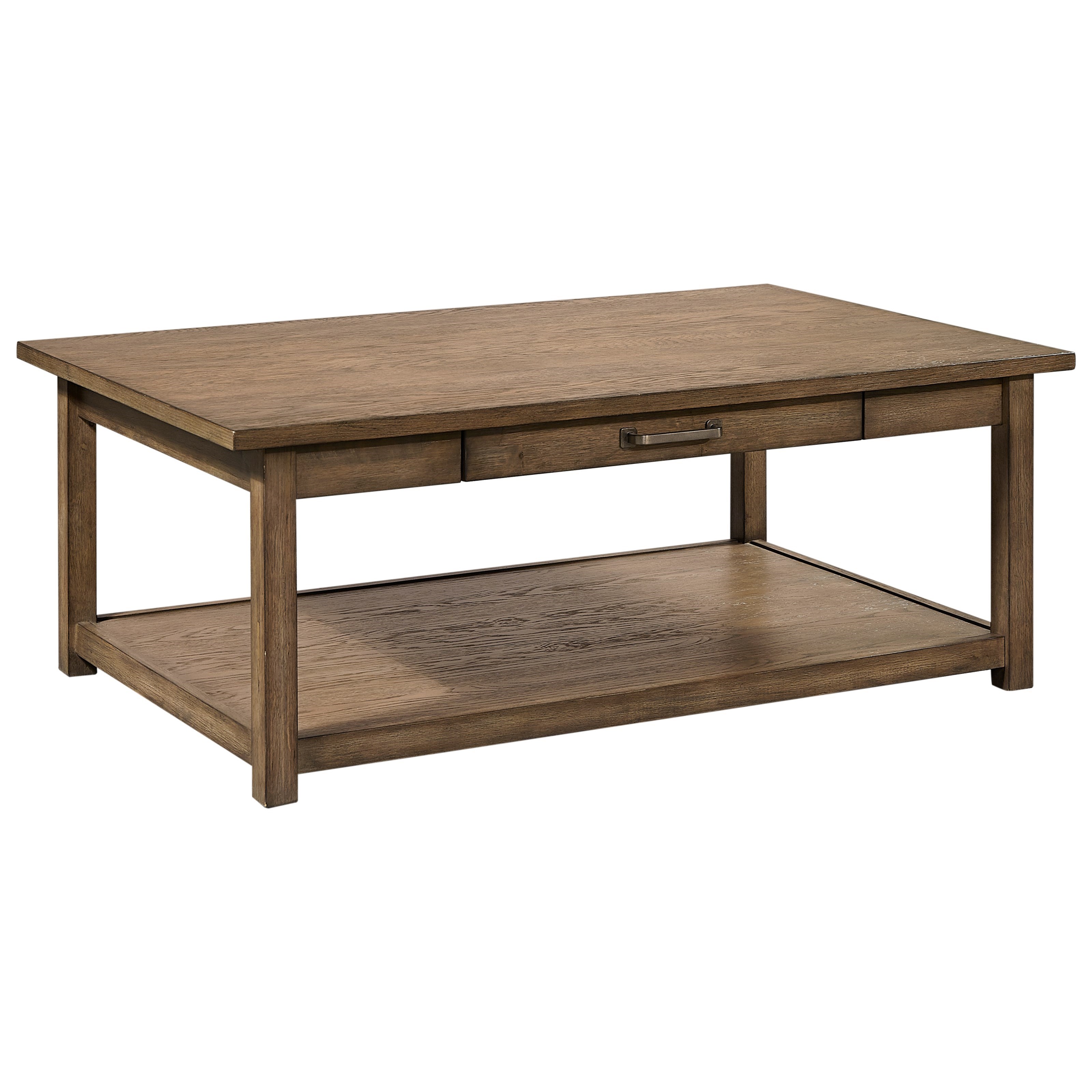 Aspenhome Terrace Point Casual Cocktail Table With Drawer Furniture Mart Colorado Cocktail Coffee Tables