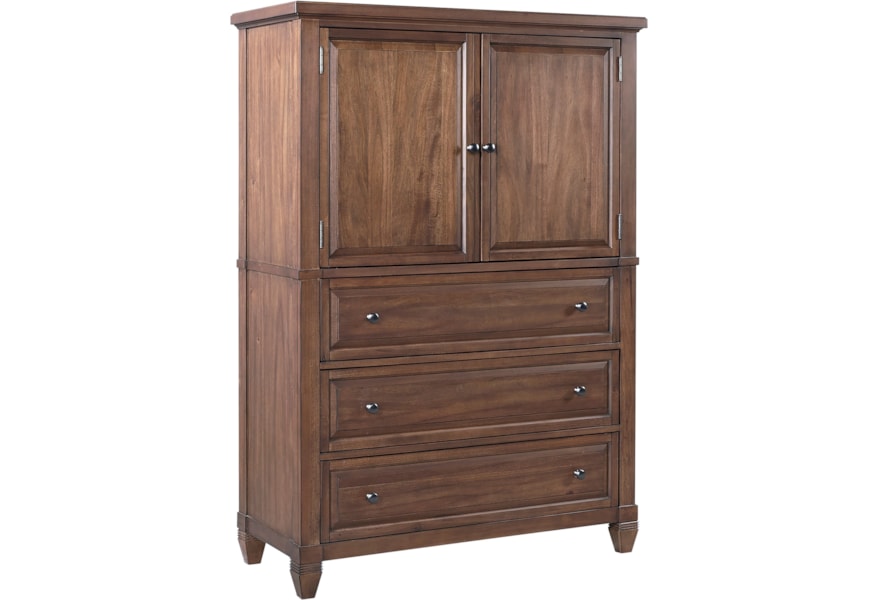 Aspenhome Thornton I34 457 Sna Transitional Door Chest With Flip