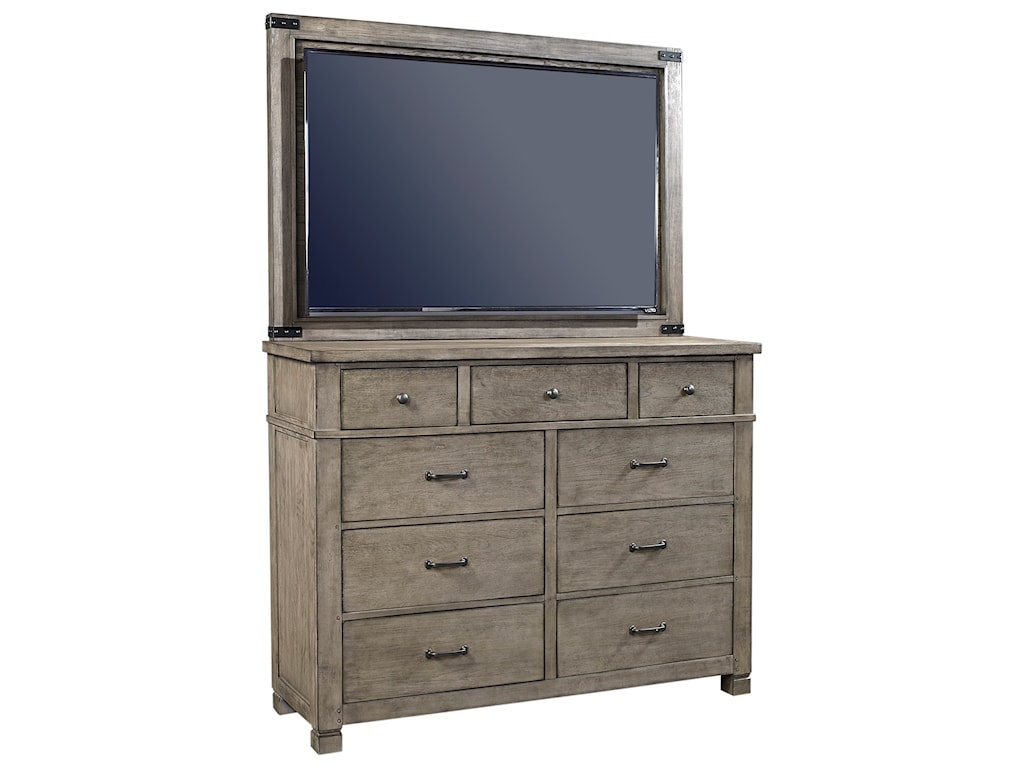 Aspenhome Tucker Chesser With Tv Stand Wayside Furniture Dressers