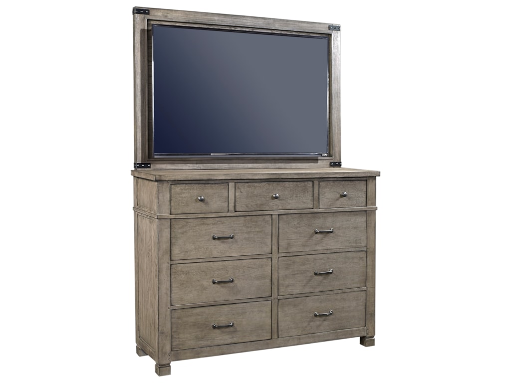 Aspenhome Tucker Chesser With Tv Stand Wayside Furniture Dressers