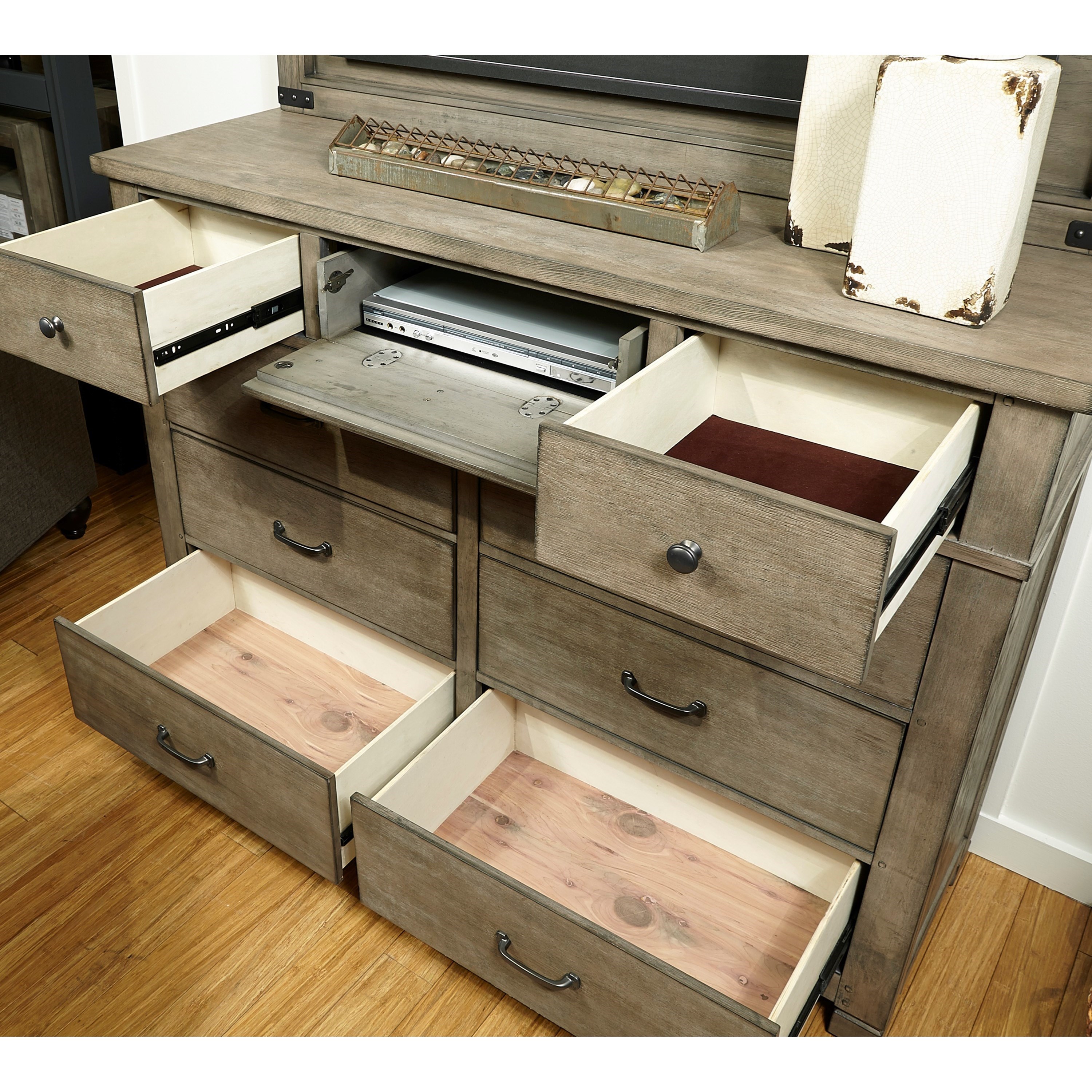 Aspenhome Tucker Chesser With Tv Stand Belfort Furniture Dressers