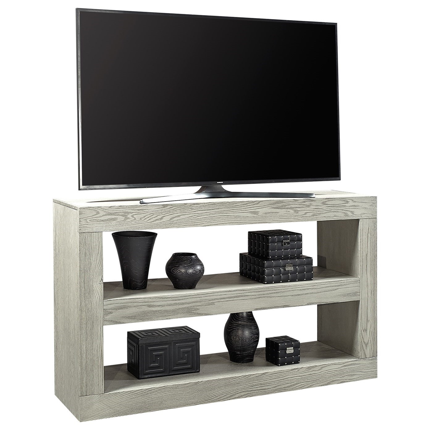 Aspenhome Nova Oak Transitional 65 2 Shelf Open Console Tv Stand Walker S Furniture Tv Stands Chocolate 40 inch open tv stand $420. walker s furniture