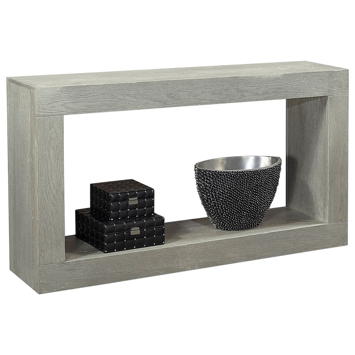 Aspenhome Nova Oak Transitional 48 Console Table With Lower Open