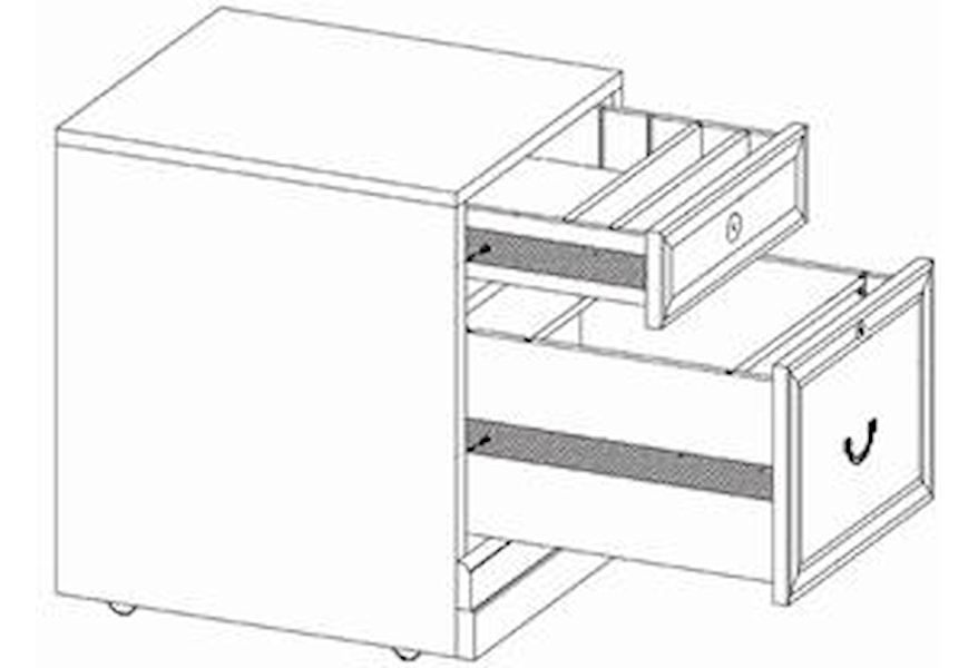 Aspenhome Oxford Executive Desk With Locking File Drawers Johnny Janosik Double Pedestal Desks