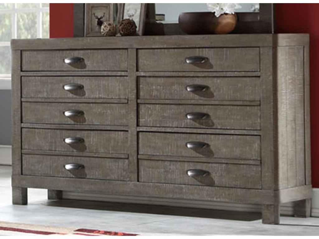 Austin Group Townsend 751 10 Dresser With Hidden Jewelry Drawer Austin Group Townsend Dresser With Hidden Jewelry Drawer