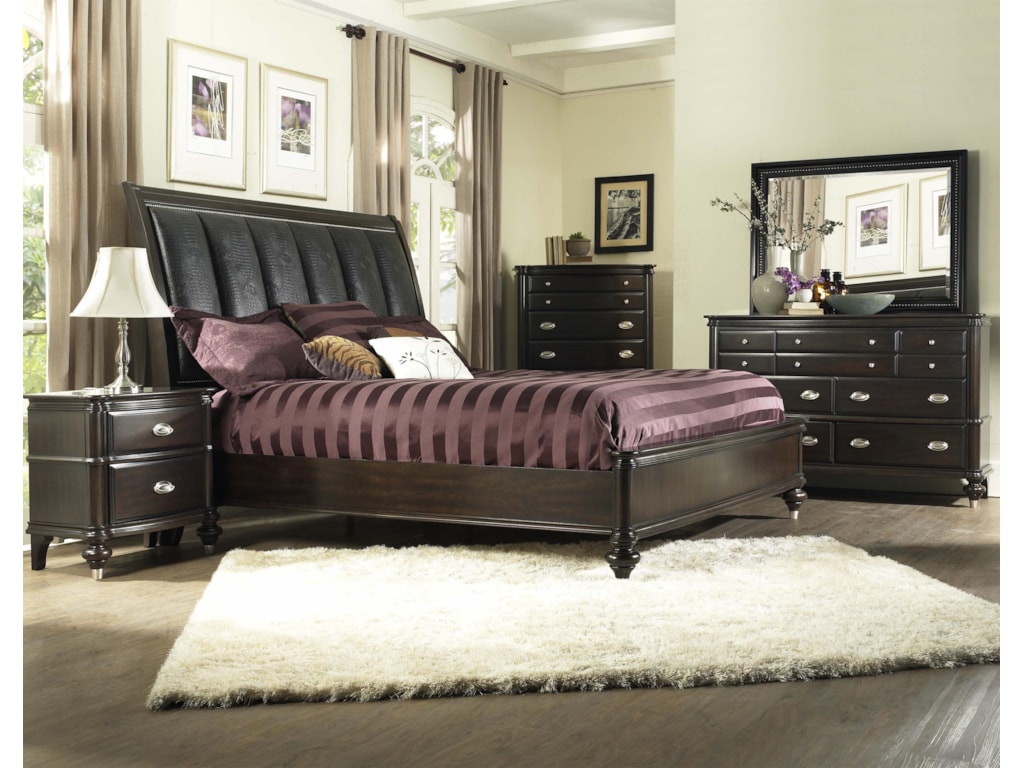 Avalon Furniture Dundee PlaceKing Panel Bed