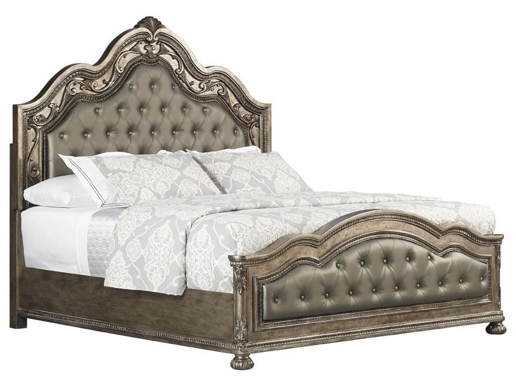 Avalon Seville Glamorous King Bed Royal Furniture Upholstered Beds
