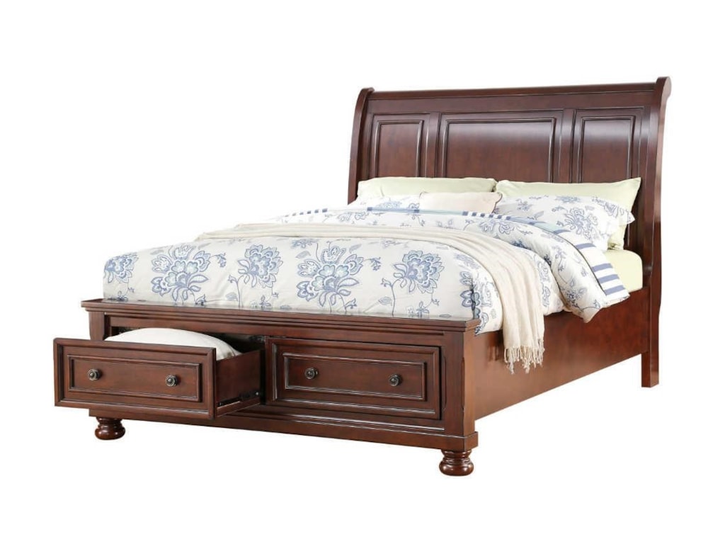 Avalon Furniture Sophia B0961 Qb Queen Storage Bed Great American Avalon Furniture Sophiaqueen Storage Bed