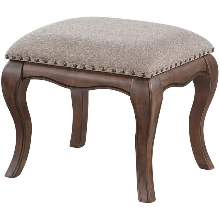 Avalon Furniture Tulsa Vanity Bench With Nailhead Trim Wilcox