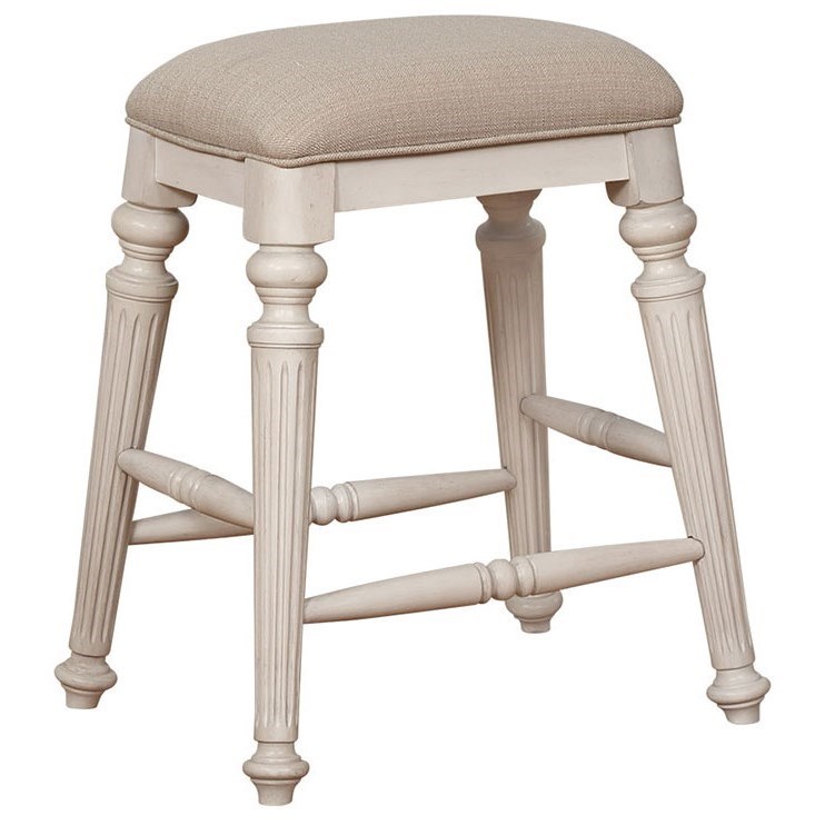 Avalon Furniture Christina Kitchen Island Stool With Upholstered