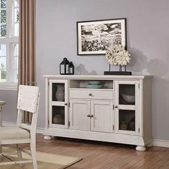 Avalon Furniture D00143 Rustic Sideboard With Storage Drawer Story Lee Furniture Servers