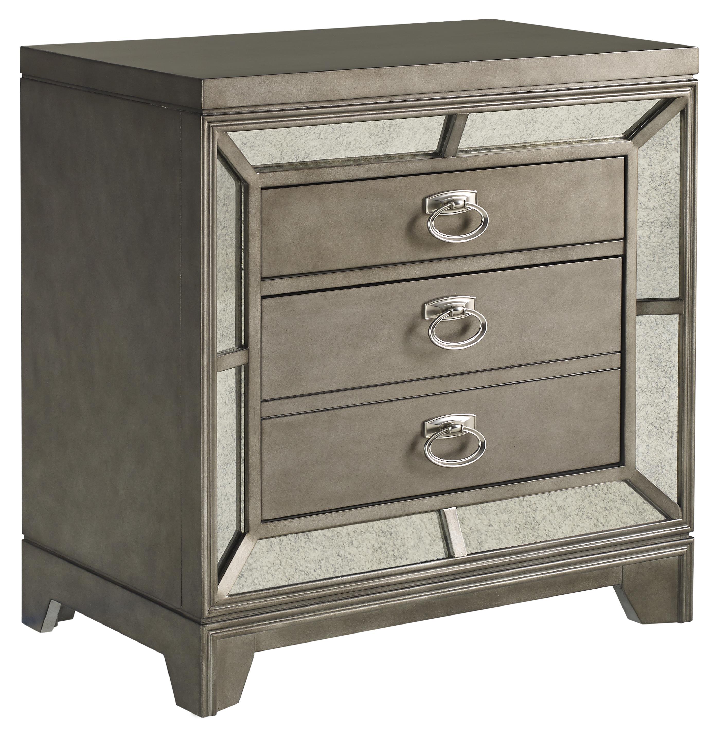 Avalon Furniture Lenox 2 Drawer Nightstand With Built In Usb