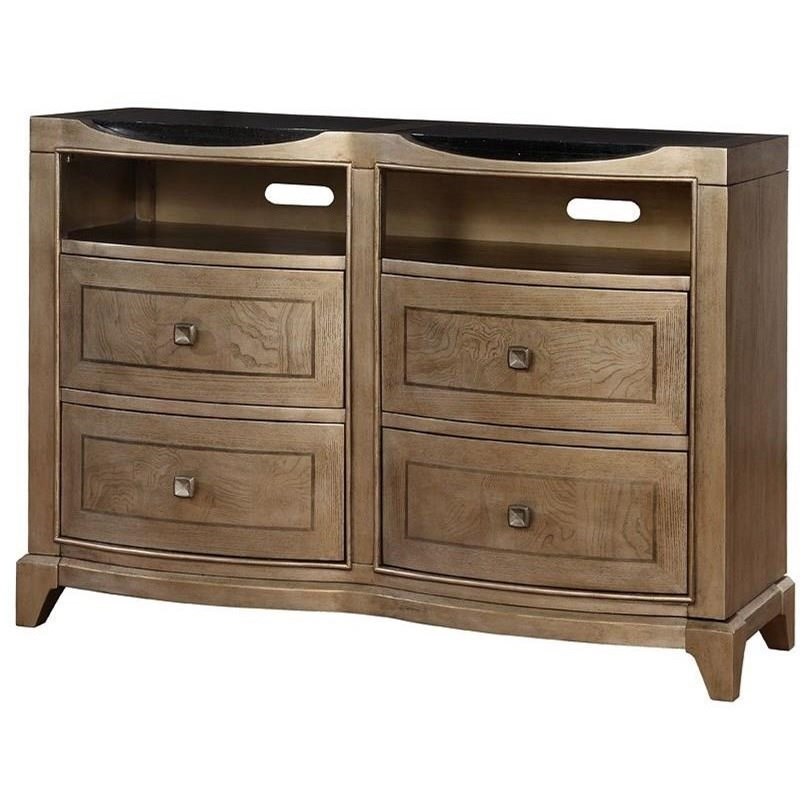 Avalon Furniture Uptown Transitional 4 Drawer Media Chest